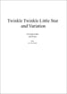 Twinkle Twinkle Little Star and Variation